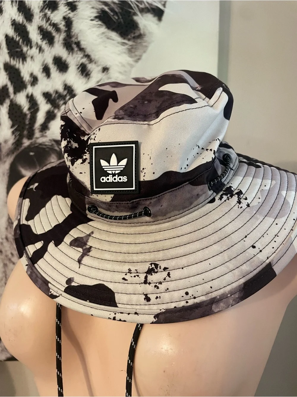 an adidas Originals utility camo boonie hat cap all-over splatter camo discontin